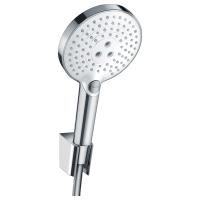 Душовий набір Hansgrohe Raindance Select S 120 3jet, тримач, шланг, хром (26721400) - Теплоцентр
