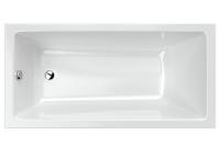 Ванна акрилова Radaway Mirella 160x80 см, прямокутна, з ніжками + сифон (WA1-48-160x080S) - Теплоцентр
