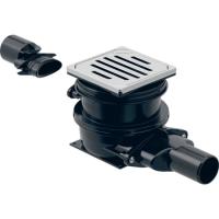 Злив підлоги Geberit Varino горизонтальний, d50 - Теплоцентр