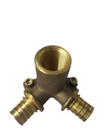 Коліно настінне з трьома проходами REHAU RAUTITAN 20-2,8-Rp1/2" (137025-001) - Теплоцентр