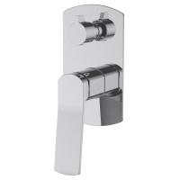 Змішувач для ванни Volle Solo cepillado níquel одноважільний, прихований монтаж, полірований нікель (1510.031402) - Теплоцентр