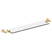 Поличка Imprese CUTHNA скляна, золото (160280 zlato) - Теплоцентр