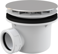 Сифон для душового піддона AlcaPlast A49CR, хром - Теплоцентр