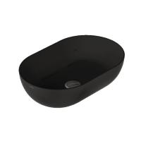 Умивальник Globo T-Edge накладний, овальний, 60 см, чорний (B6O60AR) - Теплоцентр