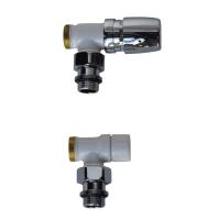 Клапани кутові Cordivari Kristal R02 Bianco Traffico для багатошарової труби 16 мм (5991990311160 R02) - Теплоцентр