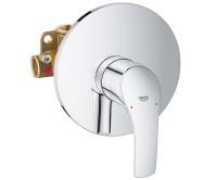 Змішувач для душу Grohe Eurosmart одноважільний, прихований монтаж, із вбудованою частиною, хром (33556002) - Теплоцентр