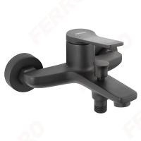 Змішувач для ванни Ferro Stratos Black одноважільний, чорний (BSC1BL) - Теплоцентр