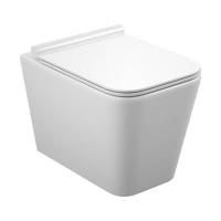 Унітаз підвісний Koller Pool Kvadro із сидінням Soft close, змив Tornado 1.0 (KR-0530-RQ) - Теплоцентр