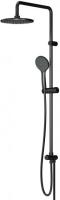 Душовий набір AM.PM Gem: верхній душ 220 мм, ручний душ 110 мм, чорний матовий (F0790022) - Теплоцентр