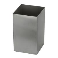 Склянка для зубних щіток Rozzy Jenori First квадратна, сатин (RJAC020-04SS) - Теплоцентр