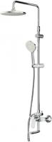 Душова система AM.PM Sunny: змішувач для ванни/душу, верхній душ 220 мм, ручний душ 110 мм, хром (F0785C900) - Теплоцентр