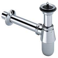 Сифон для умивальника Viega зі зливом, хром, модель 5755 (366681) - Теплоцентр