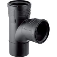 Трійник Geberit Silent-PP 87,5° зі зміщеним впуском, DN 100/100 - Теплоцентр