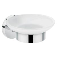 Мильниця Hansgrohe Logis Universal настінна, скло матове/хром (41715000) - Теплоцентр