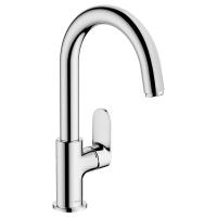Змішувач для умивальника Hansgrohe Vernis Blend одноважільний, високий, хром (71554000) - Теплоцентр
