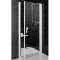 Душові двері Ravak ESD1-90L (Transparent) 90x185 см, ліві, прозоре/білий (0EL70A00Z1) - Теплоцентр