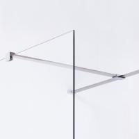 Тримач скла для душової стінки Volle (F) з кріпленням, 70 см (18-05F-70) - Теплоцентр