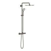 Душова система Grohe Euphoria System 310 з термостатом для настінного монтажу, графіт матовий (26075AL0) - Теплоцентр