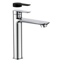 Змішувач для умивальника Volle Libra одноважільний, високий, хром (1521.010201) - Теплоцентр