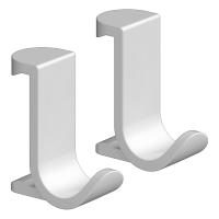 Гачок для рушника Hansgrohe WallStoris на планку (2 шт.), білий матовий (27914700) - Теплоцентр