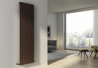 Сталевий радіатор Cordivari Rosy Vertical 9 секцій, 50,4x180 см, Nero Ruvido Metallizzato - Теплоцентр