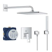 Душовий набір Grohe Eurocube з Rainshower Mono 310 Cube, хром (25238000) - Теплоцентр