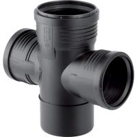 Хрестовина Geberit Silent-PP 87,5°, DN 125/100/100 - Теплоцентр