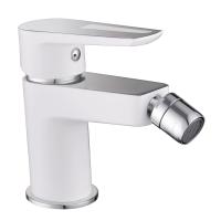 Змішувач для біде Imprese Breclav одноважільний, хром/білий (40245W) - Теплоцентр