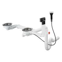 Сифон для кухонної мийки Hansgrohe D17-11, хром (43938000) - Теплоцентр