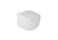 Унітаз підвісний Galassia Lola безобідковий, без сидіння, білий (7511) - Теплоцентр