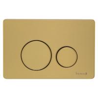 Клавіша змиву Imprese i7111, золото / сатин (i7111SG) - Теплоцентр