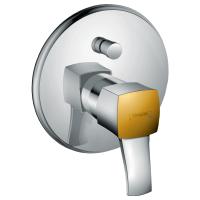 Змішувач для ванни Hansgrohe Metropol Classic одноважільний, прихований монтаж, хром/золото (31345090) - Теплоцентр