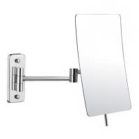 Дзеркало Volle прямокутне, косметичне, підвісне, одностороннє, хром (2500.281201) - Теплоцентр