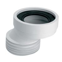 Коліно д/унітазу 40мм з ущільненням, L-125mm, HC38 - Теплоцентр