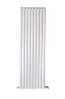 Сталевий радіатор Cordivari Tamara Vertical 9 секцій, 54x180 см, Grigio Alba Metallizzato - Теплоцентр