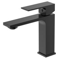 Змішувач для умивальника Volle Leon de la noche одноважільний, чорний (1511.010104) - Теплоцентр