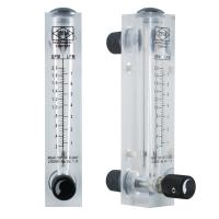 Ротаметр GPM 0,2-2 галон/хв LPM 1-7 л/хв, різьблення 1/2" з регулюванням - Теплоцентр