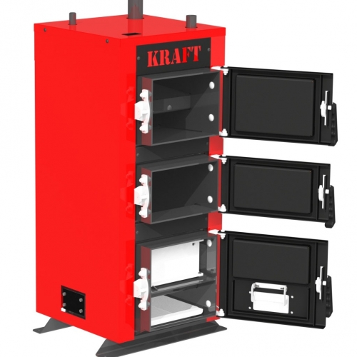 Твердопаливний котел Kraft K 12 кВт - Теплоцентр