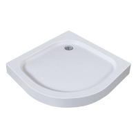 Душовий піддон Eger Tisza (Amur) півкруглий, 90x90x15 см, з сифоном, білий (599-021/2) - Теплоцентр