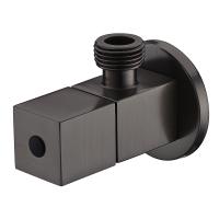 Кутовий вентиль Imprese Grafiky 1/2", чверть оберта, графіт матовий (ZMK041807001) - Теплоцентр