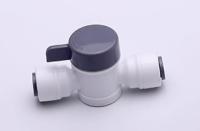 Кран-перемикач пластиковий прохідний Raifil 3/8" трубка - 1/4" трубка (1825-D) - Теплоцентр