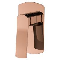 Змішувач для душу Volle Solo одноважільний, прихований монтаж, бронза матова (1510.101421) - Теплоцентр