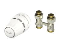 Комплект термостатичний Danfoss Regus RA + RLV-KB DN15 1/2'', прямий (015G5310) - Теплоцентр