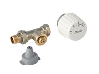 Комплект Danfoss RTL DN15 прямий: датчик FJVR і клапан FJVR (003L1080) - Теплоцентр