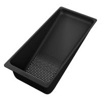 Багатофункціональний коландер Hansgrohe F14 для кухонного миття, чорний матовий (40963000) - Теплоцентр