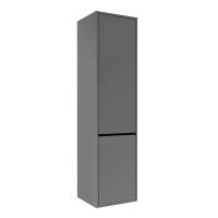 Пенал Volle Teo 139x35x35 см, підвісний, сірий (15-88-55G) - Теплоцентр