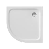 Душовий піддон Ravak Elipso Pro Chrome 90 півкруглий, 90x90x9,5 см, білий (XA247701010) - Теплоцентр