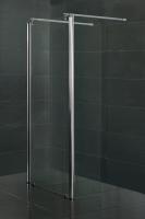 Душова стінка Volle з рухомим профілем 35x190 см, скло прозоре/хром (18-09-35) - Теплоцентр