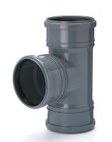 Трійник Karmat U1T3K з 3 розтрубами, 110/110/110, 90° - Теплоцентр