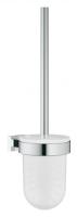 Туалетна щітка Grohe Essentials в комплекті, скло матове/хром (40513001) - Теплоцентр